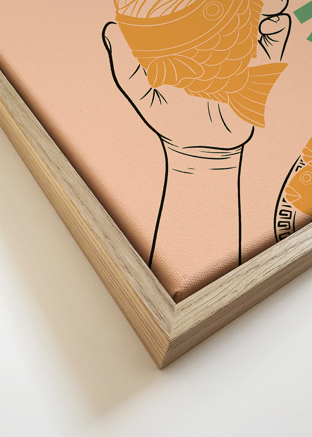 Keuken kunst Taiyaki illustratie