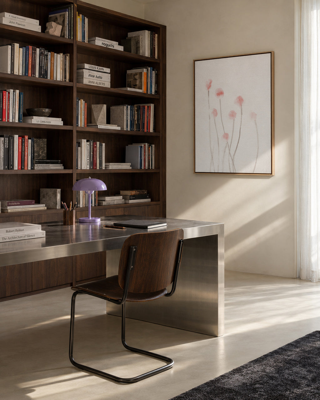 Botanicals 3 - Framed canvas in an interior