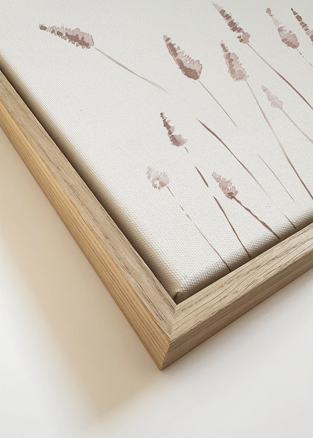 Botanische poster met tere wilde aren