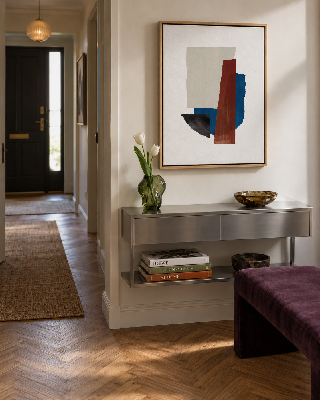 Fragments Nº2 - Framed canvas in an interior