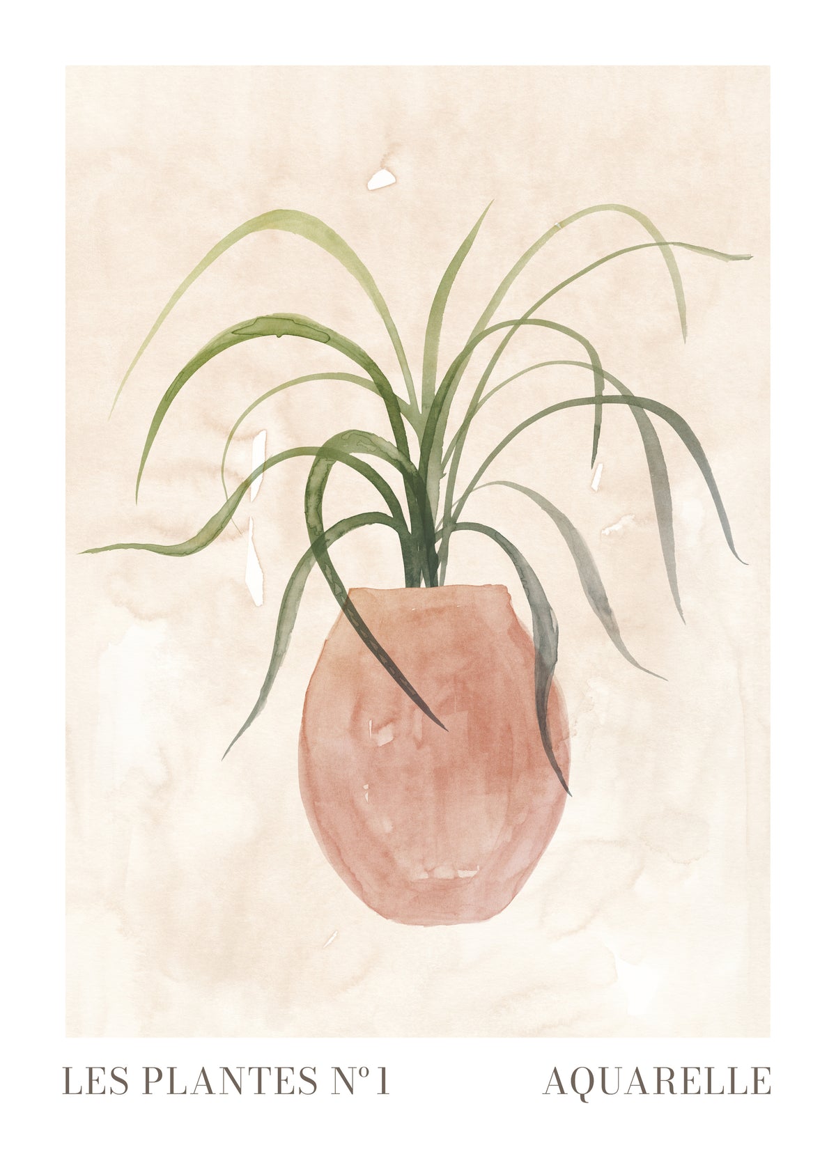 Les plantes Nº1 - Unframed art print