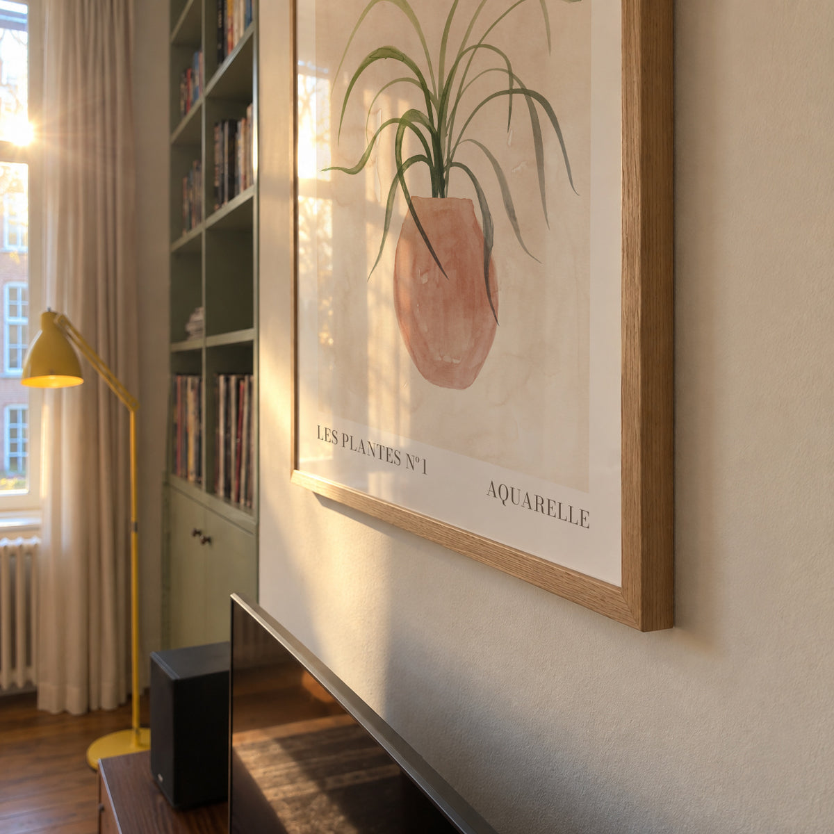 Les plantes Nº1 - Framed poster detail
