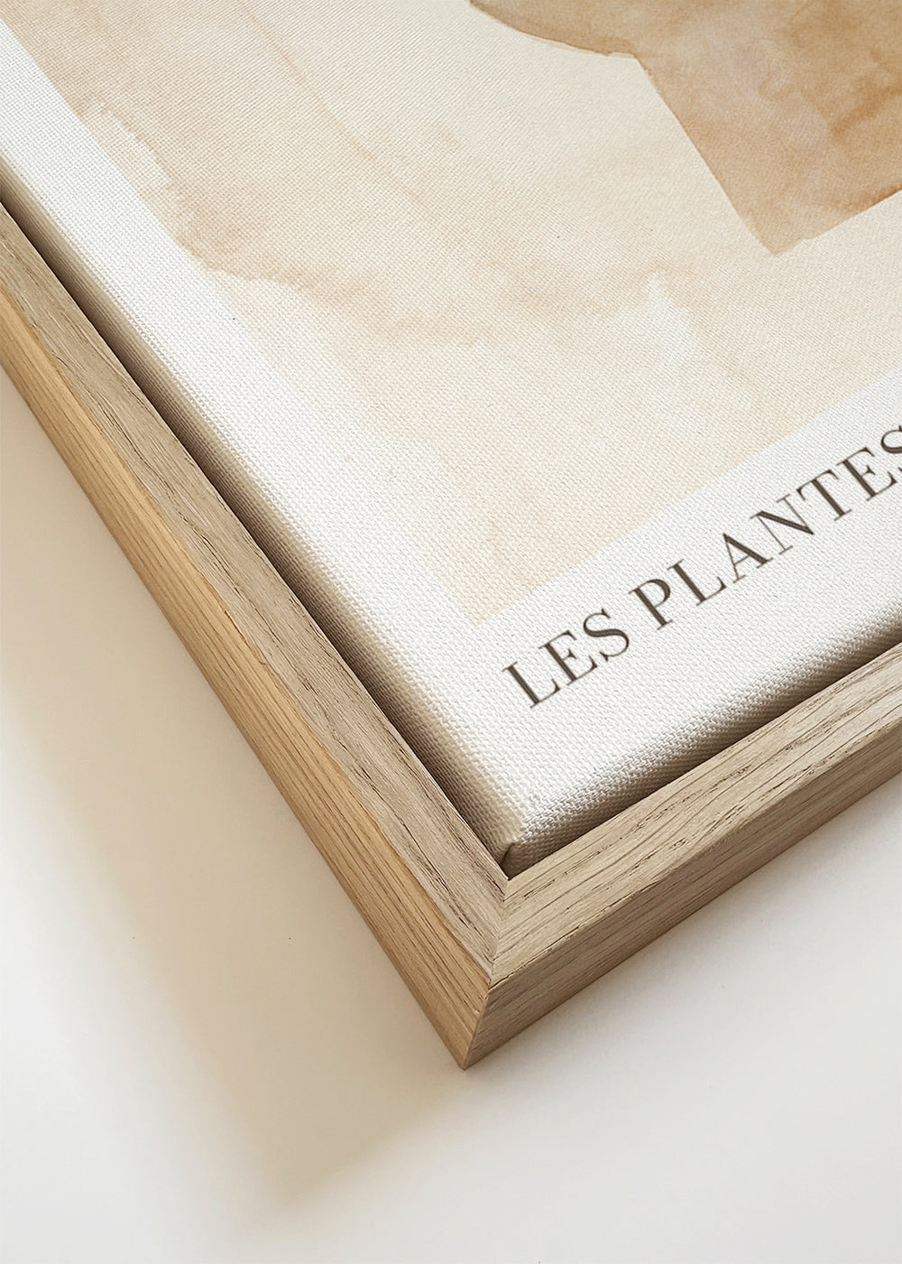 Botanische poster groene bladeren in vaas