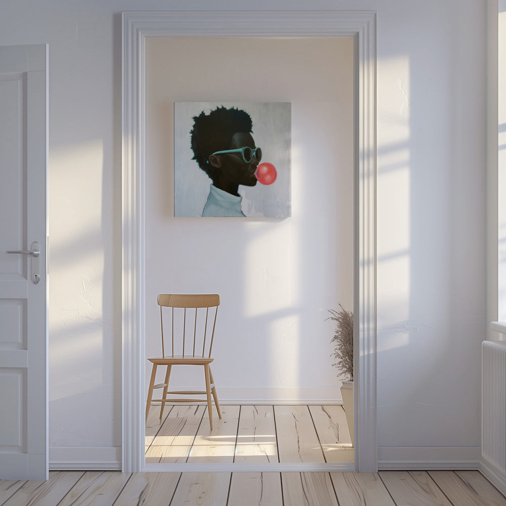 How far is a light year - Unframed canvas in an interior