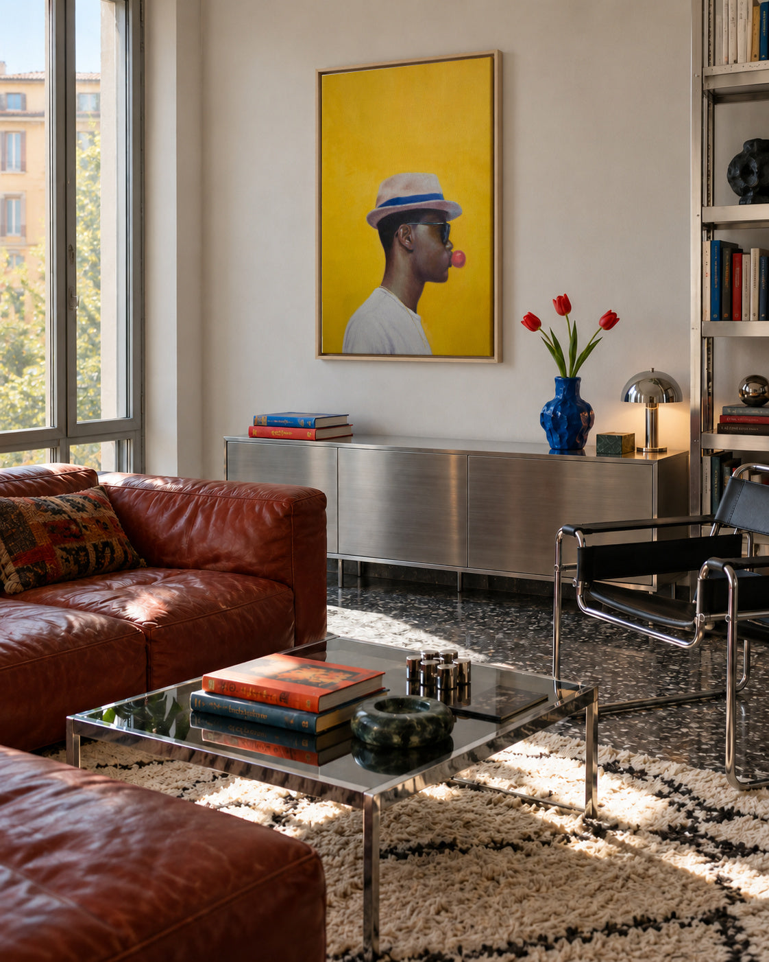 Rocksteady - Framed canvas in an interior