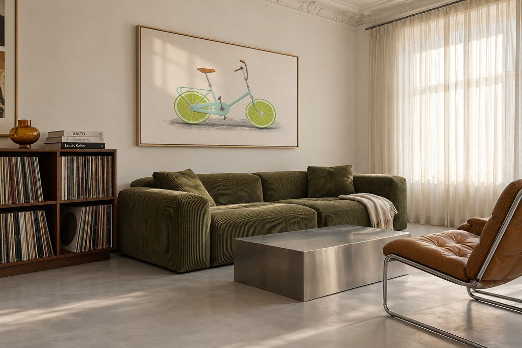 Acid - Framed canvas in an interior