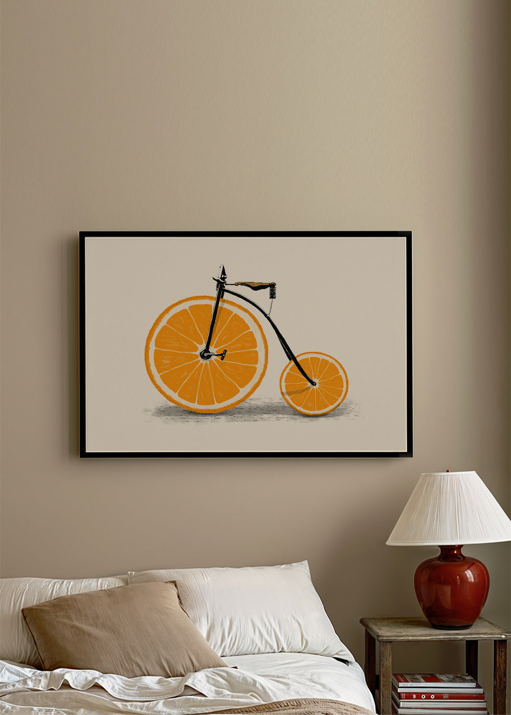 Keuken kunst: sinaasappelfiets