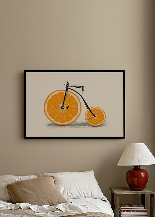 Keuken kunst: sinaasappelfiets