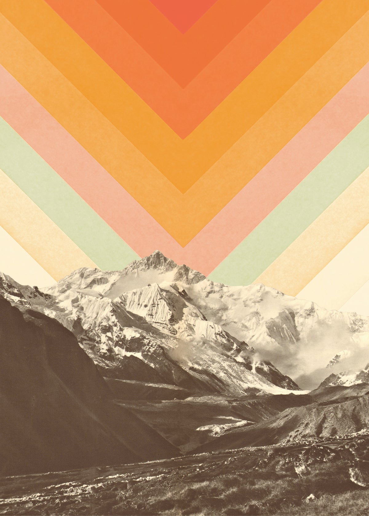 Mountainscape 2 - Unframed art print