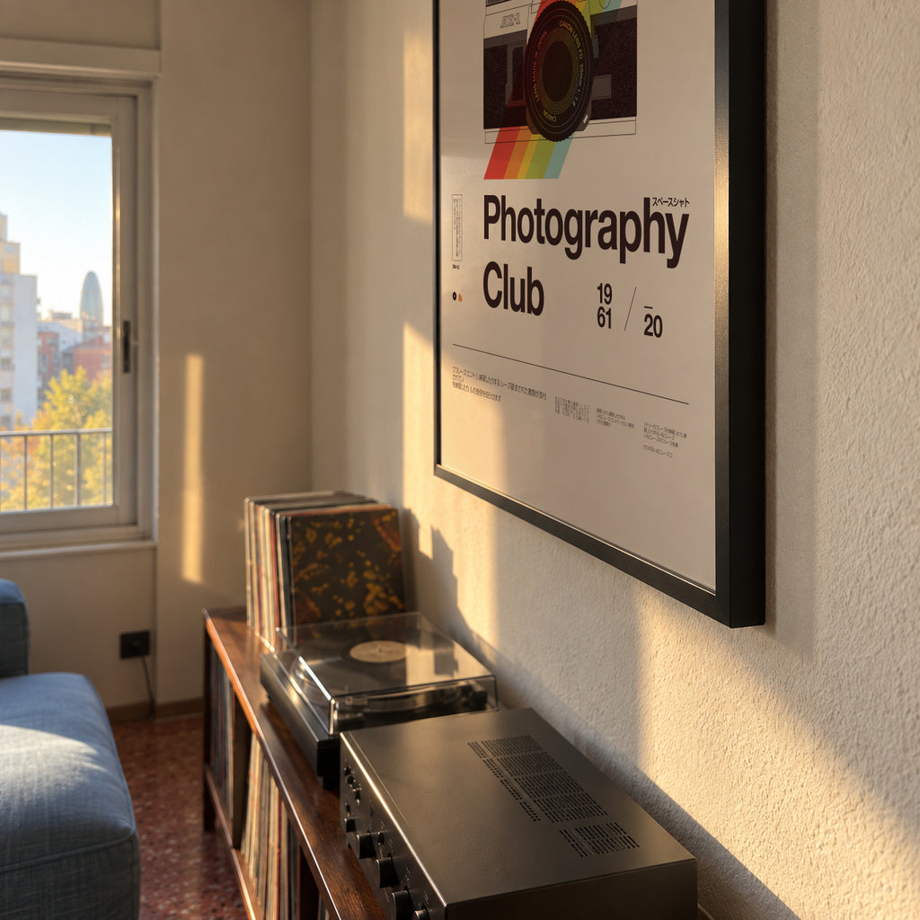 Photography Club - Framed poster detail