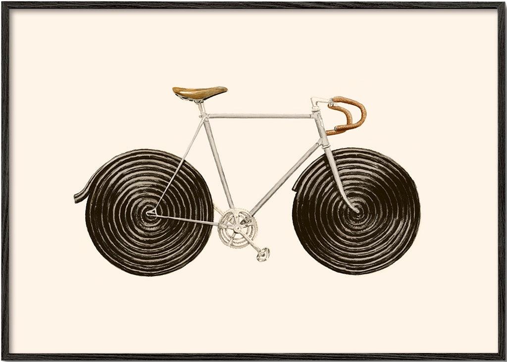 Dropfiets illustratie