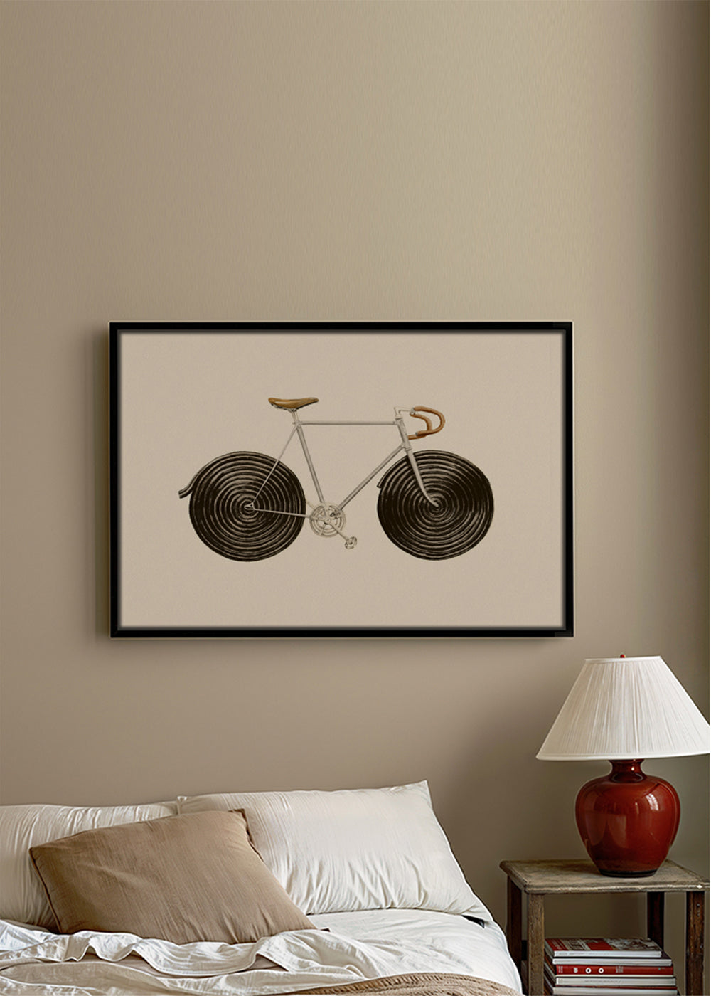 Dropfiets illustratie
