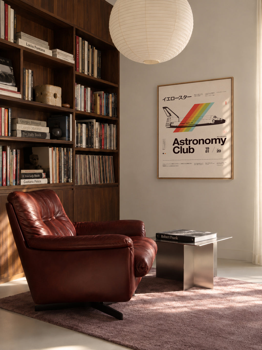 Astronomy Club - Framed canvas in an interior