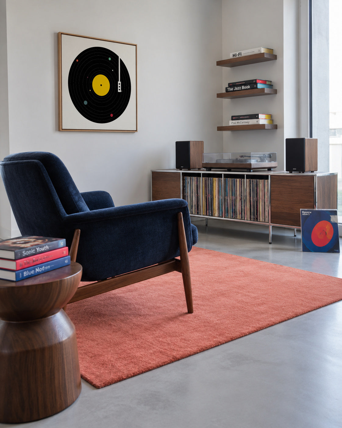 Music Everywhere - Framed canvas in an interior
