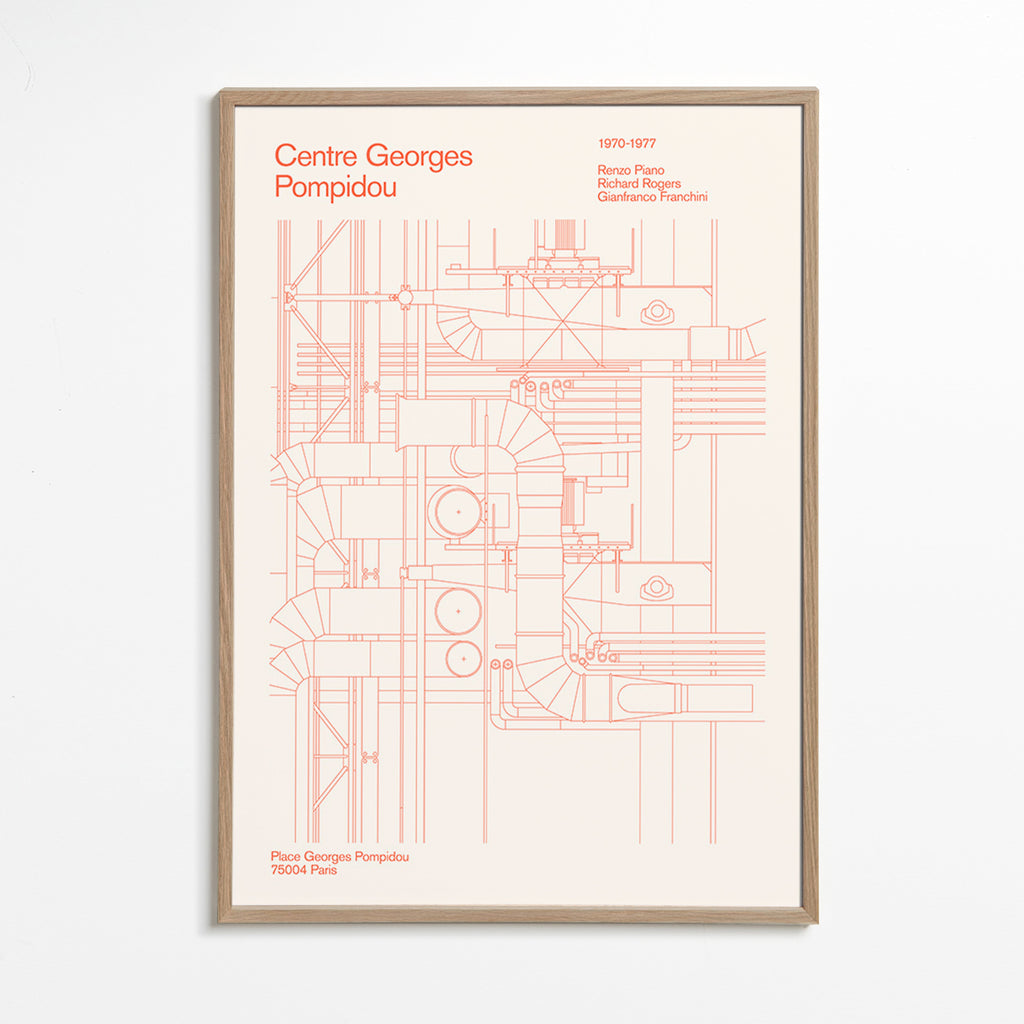 Keuken kunst Centre Pompidou technisch schema