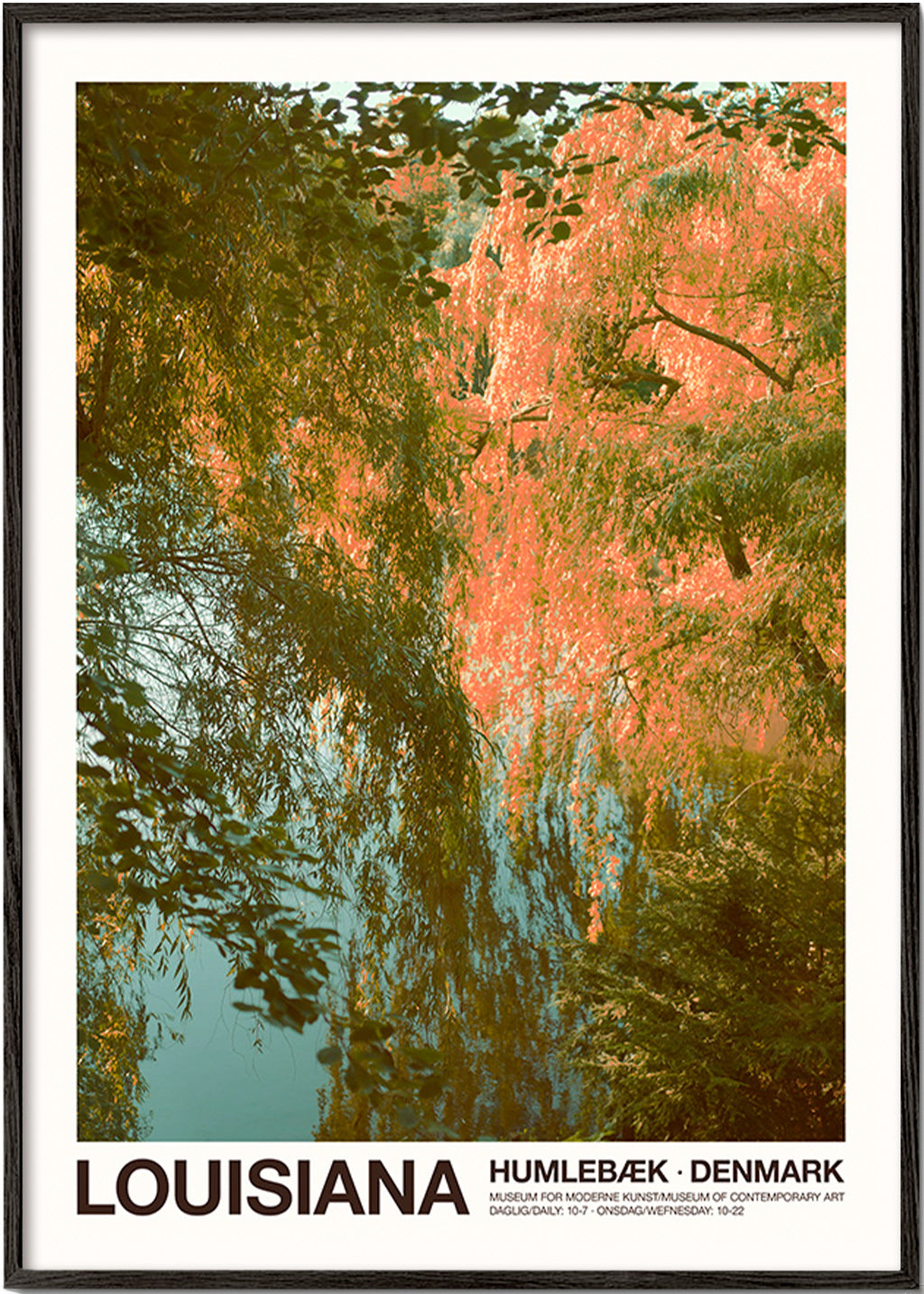 Landschapskunst met meer en zachte reflecties