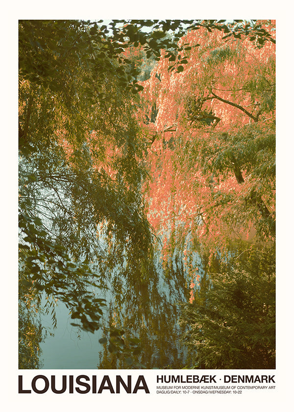 Landschapskunst met meer en zachte reflecties