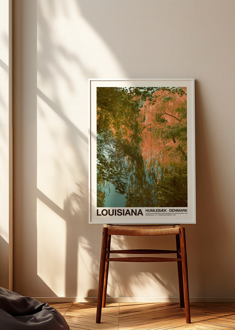 Landschapskunst met meer en zachte reflecties