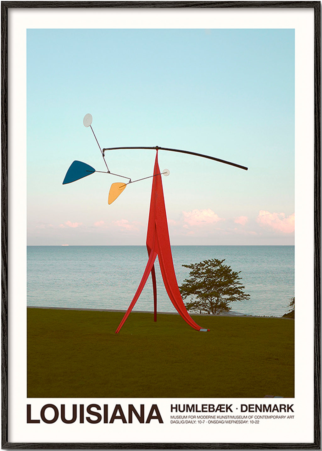 Reisposter Louisiana sculpturaal mobiel