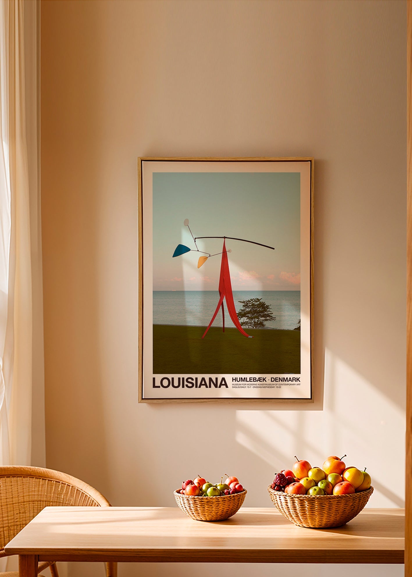 Reisposter Louisiana sculpturaal mobiel