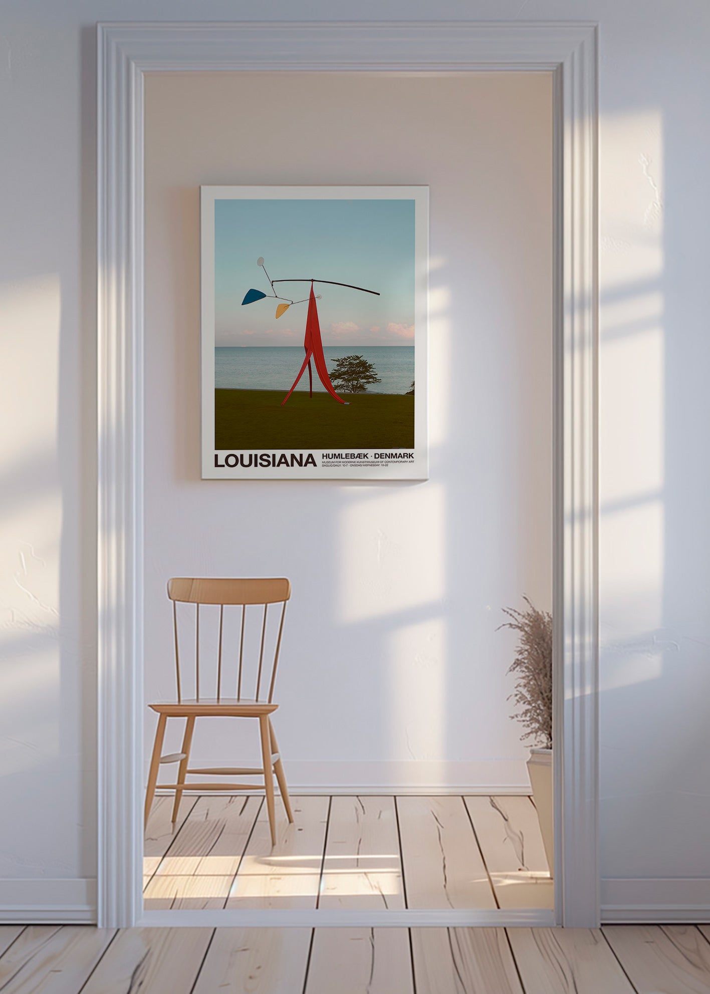 Reisposter Louisiana sculpturaal mobiel