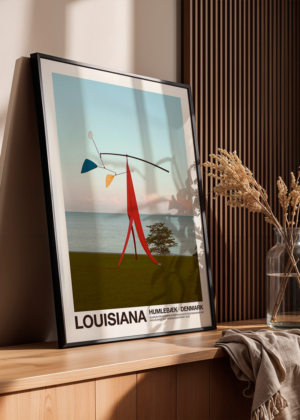 Reisposter Louisiana sculpturaal mobiel