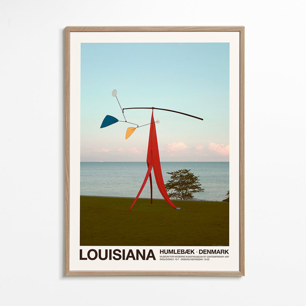 Reisposter Louisiana sculpturaal mobiel