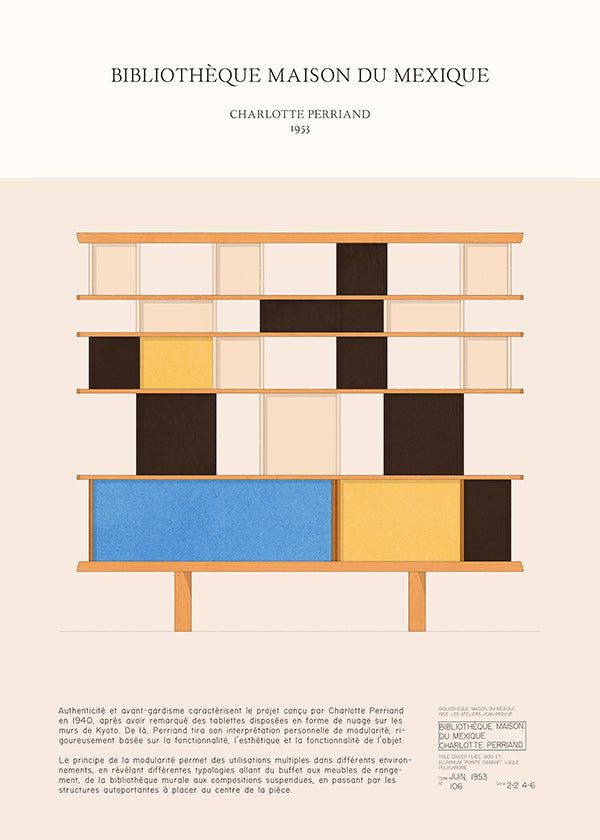 Illustratie modulair rek 1955