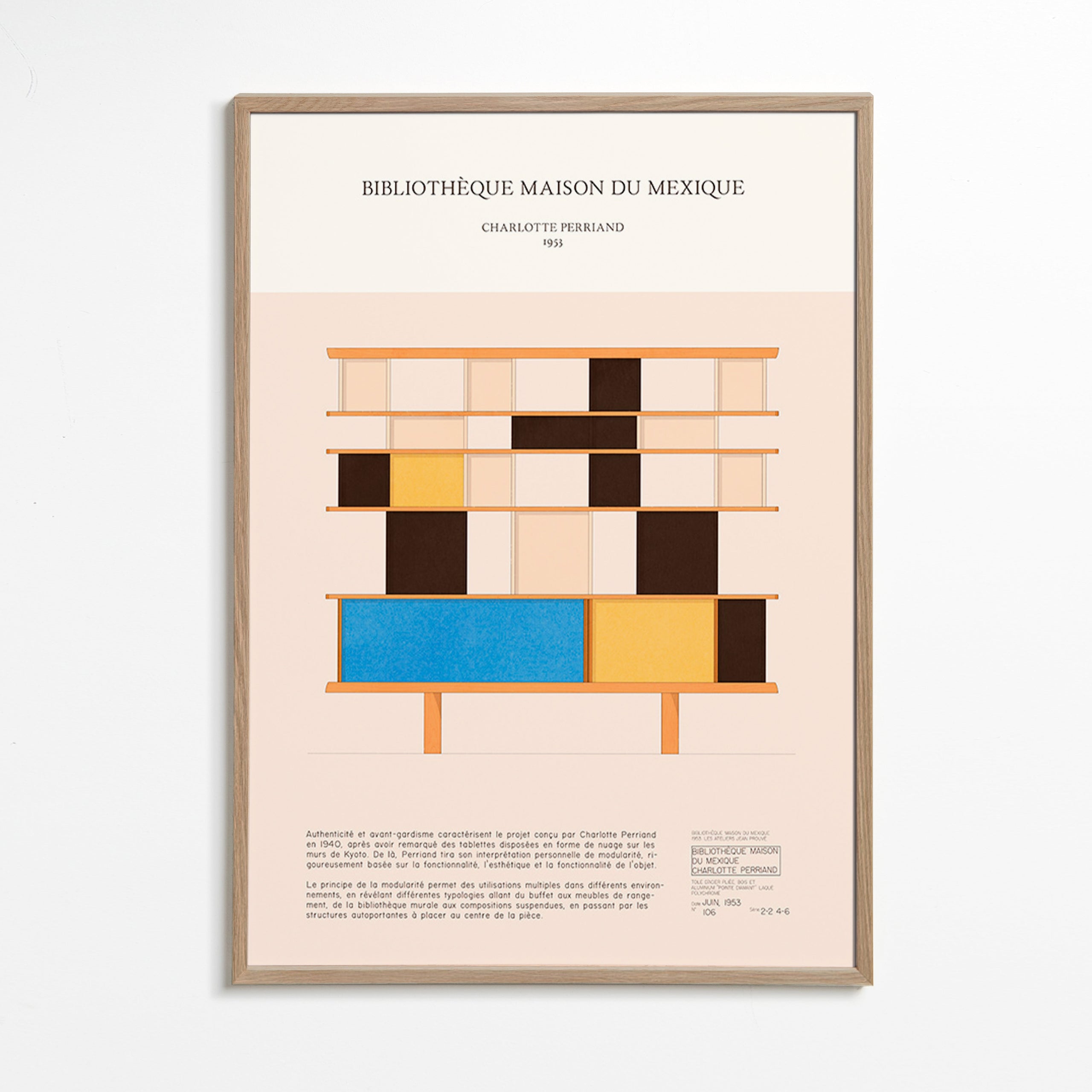 Illustratie modulair rek 1955