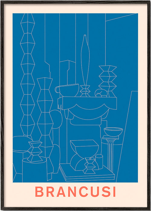 Geometrische illustratie Brancusi