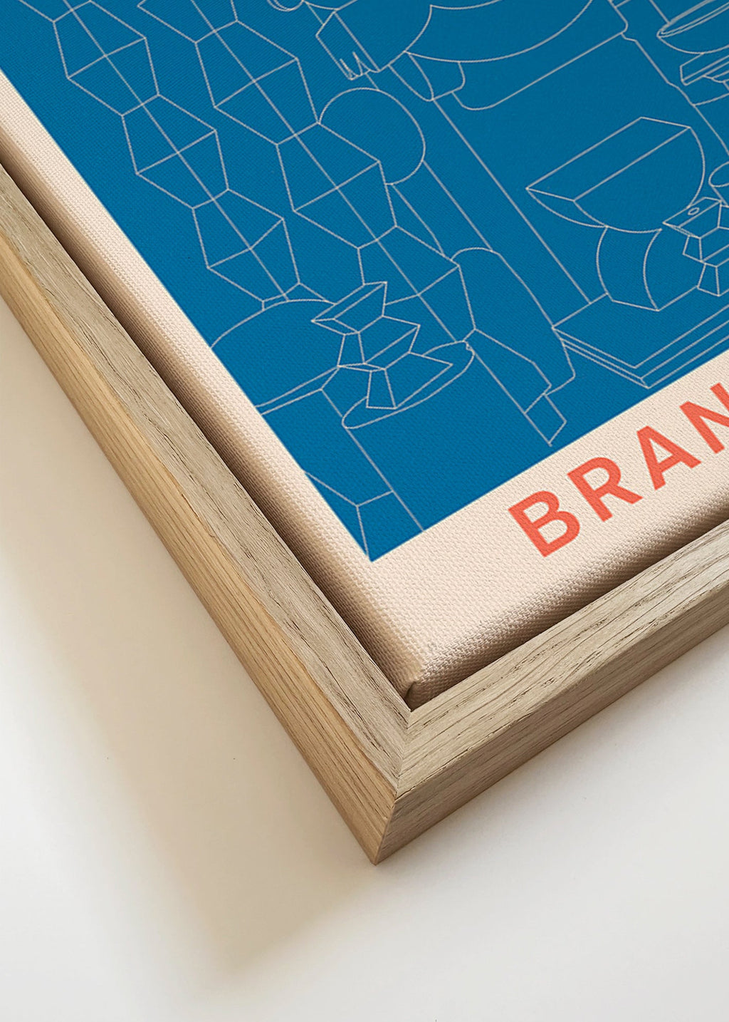 Geometrische illustratie Brancusi