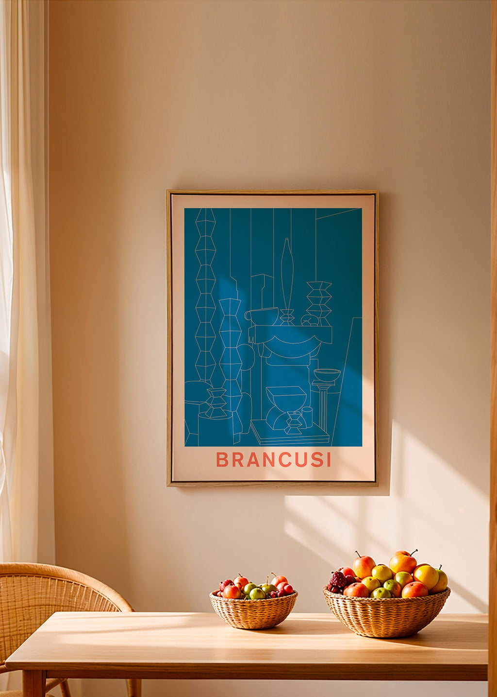 Geometrische illustratie Brancusi
