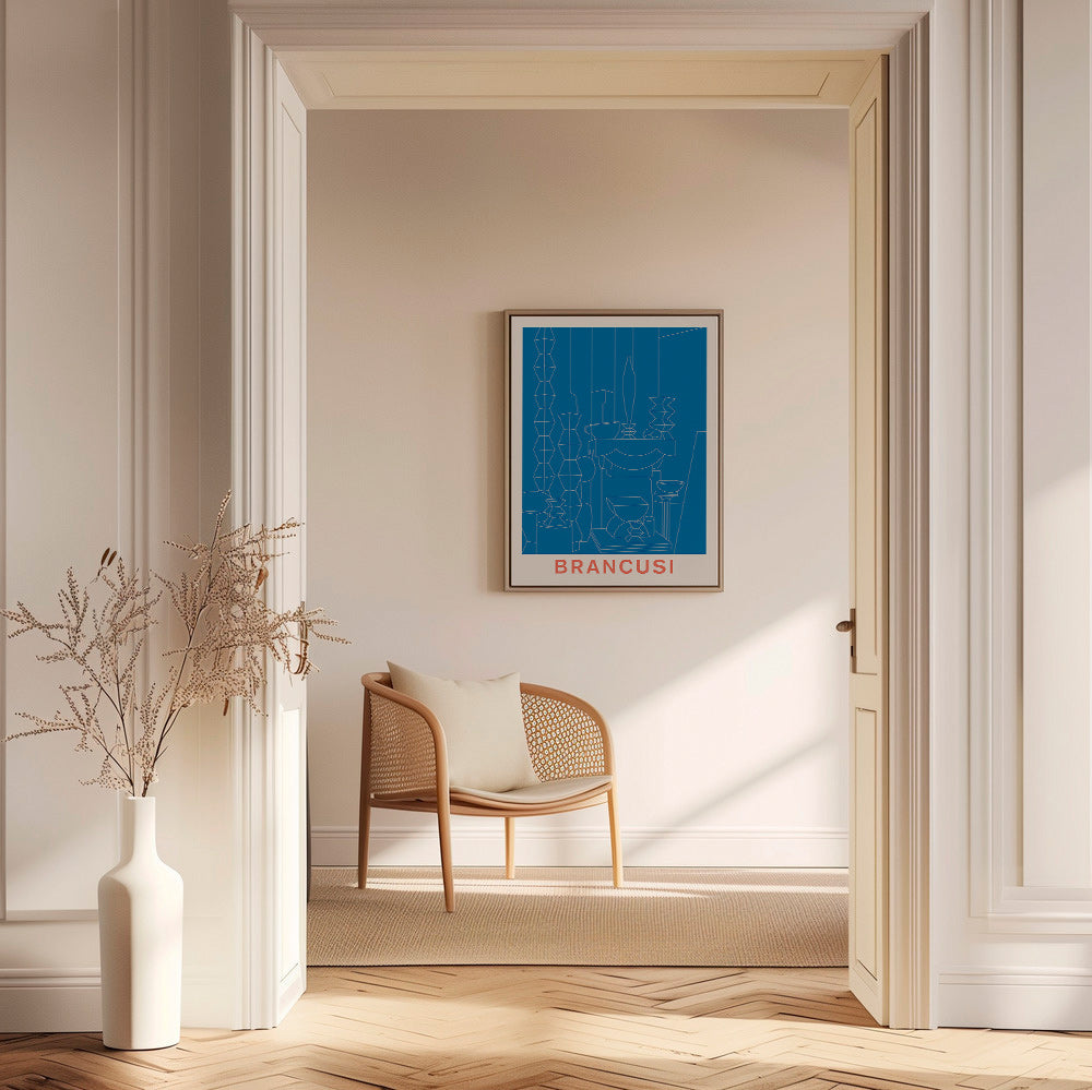 Geometrische illustratie Brancusi