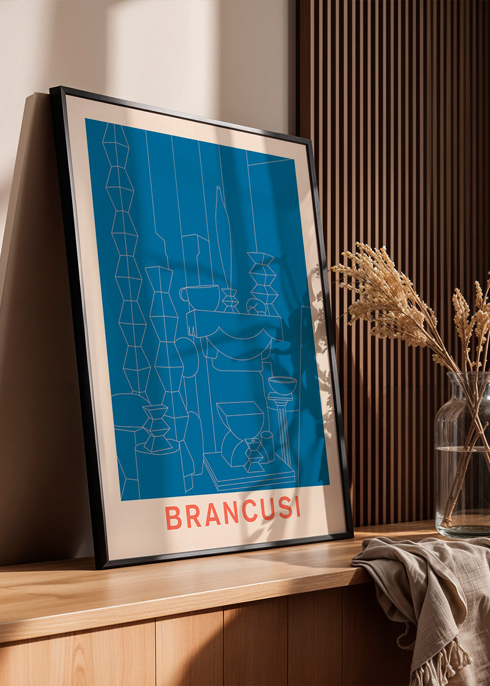 Geometrische illustratie Brancusi