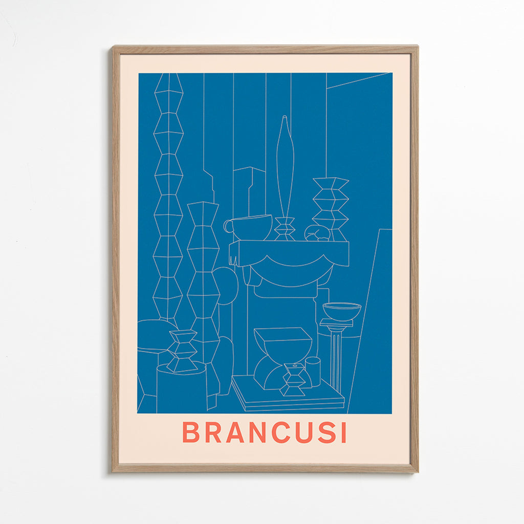 Geometrische illustratie Brancusi