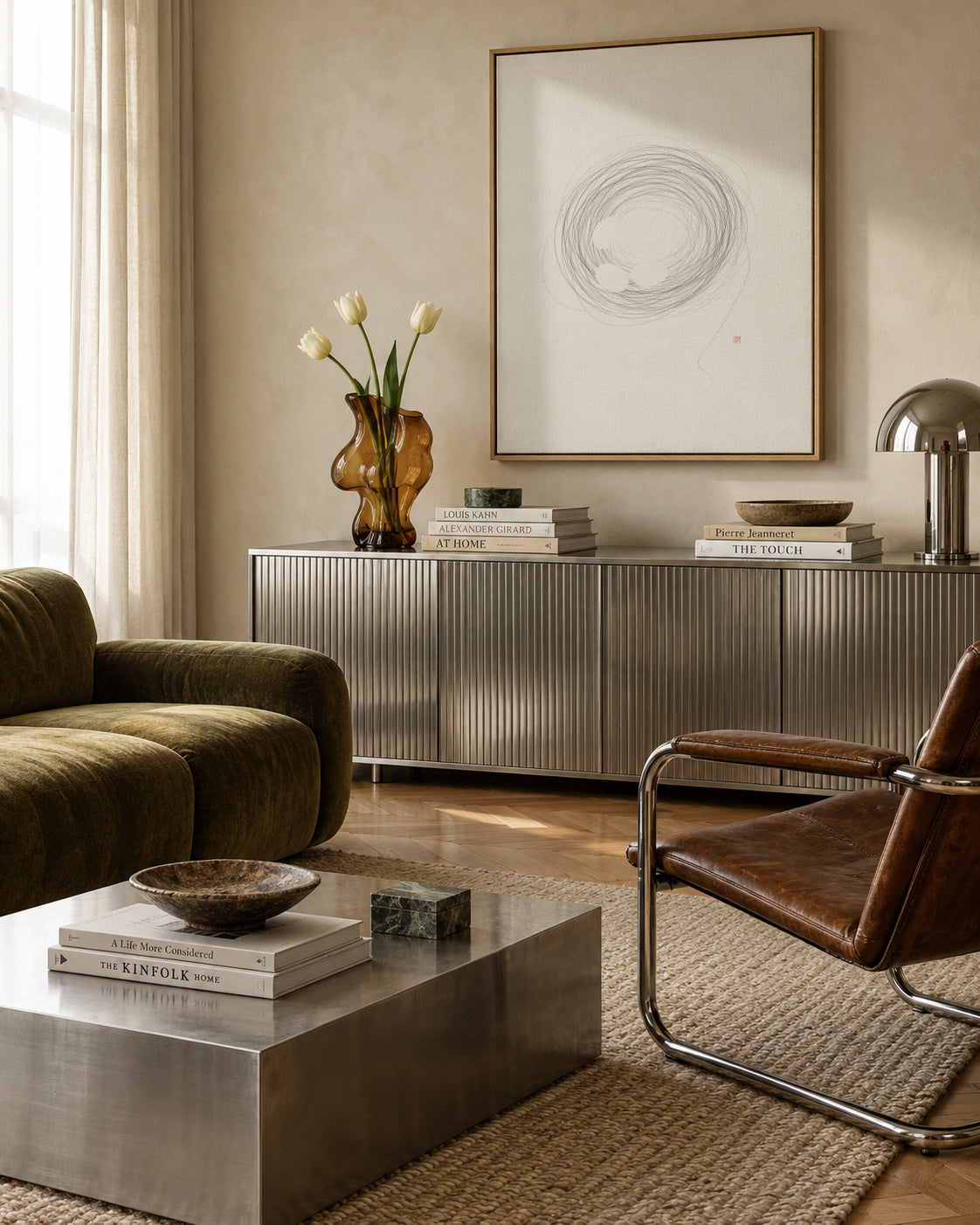 Home - Framed canvas in an interior
