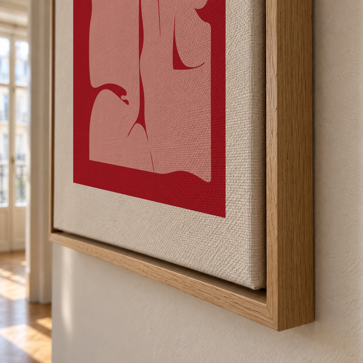 Abstract I - Framed canvas detail