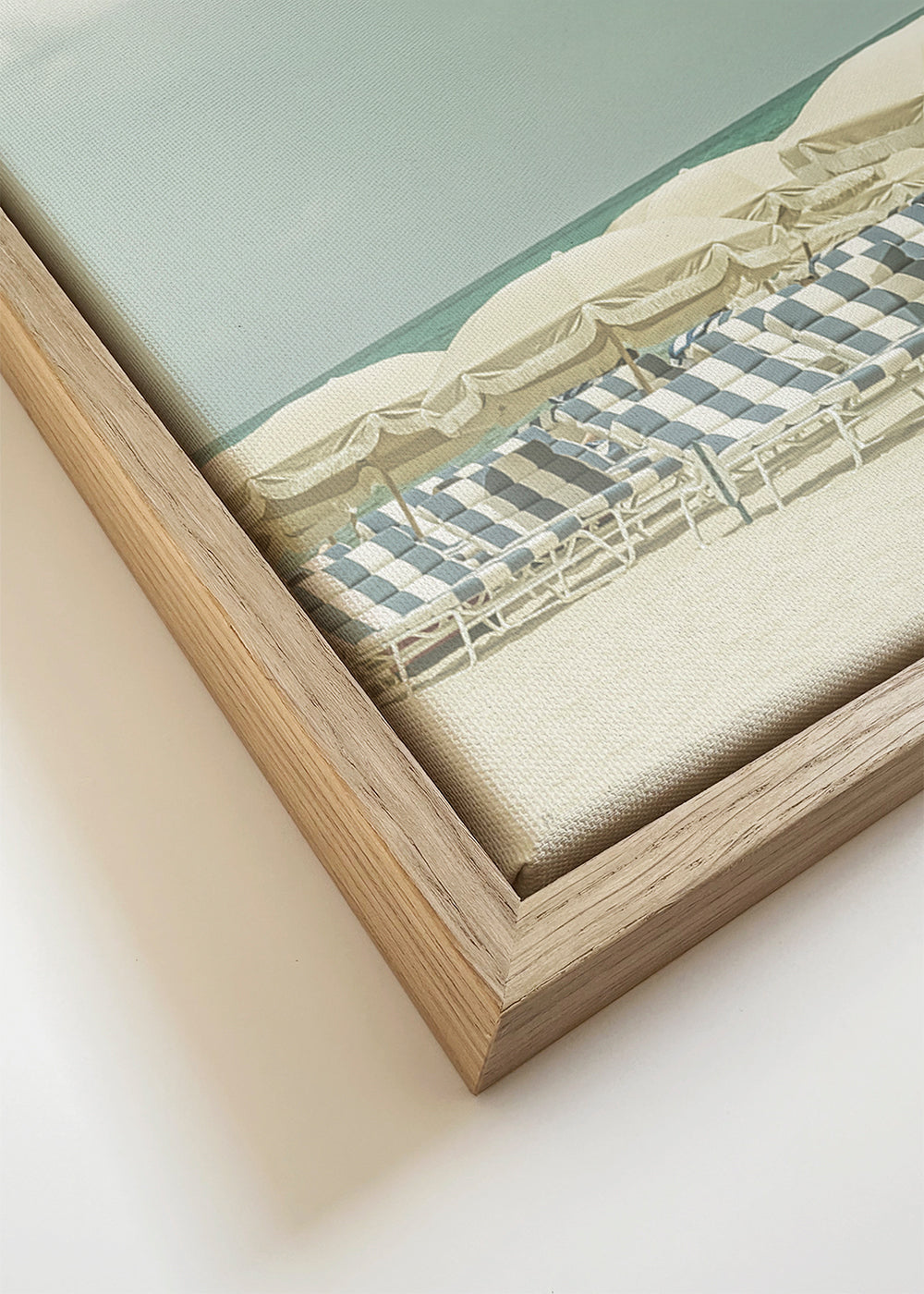 Vintage beach scene