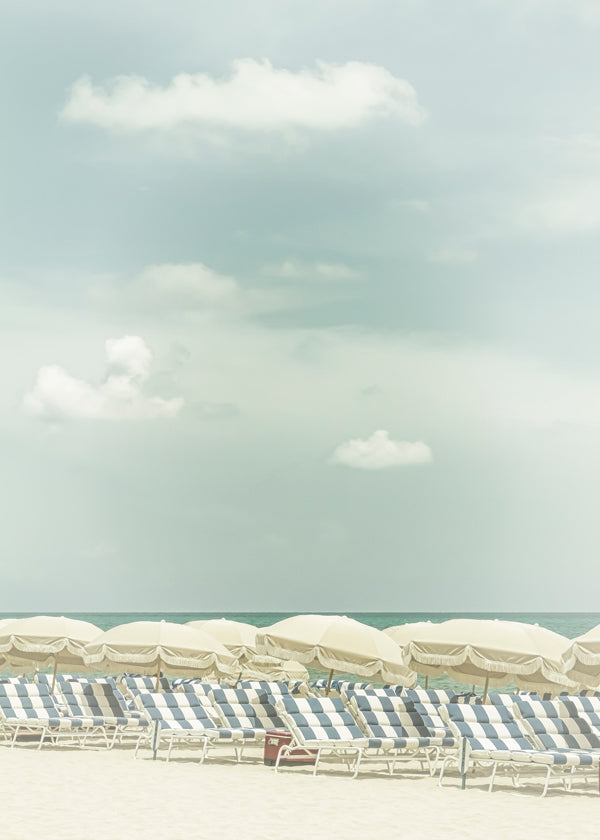 Vintage beach scene