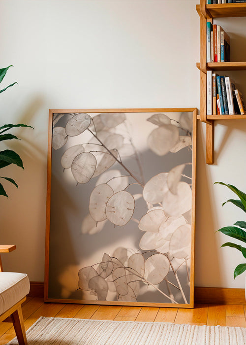 Botanische print transparante bladeren foto