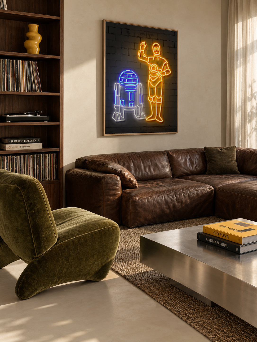R2D2 CRPO - Framed canvas in an interior