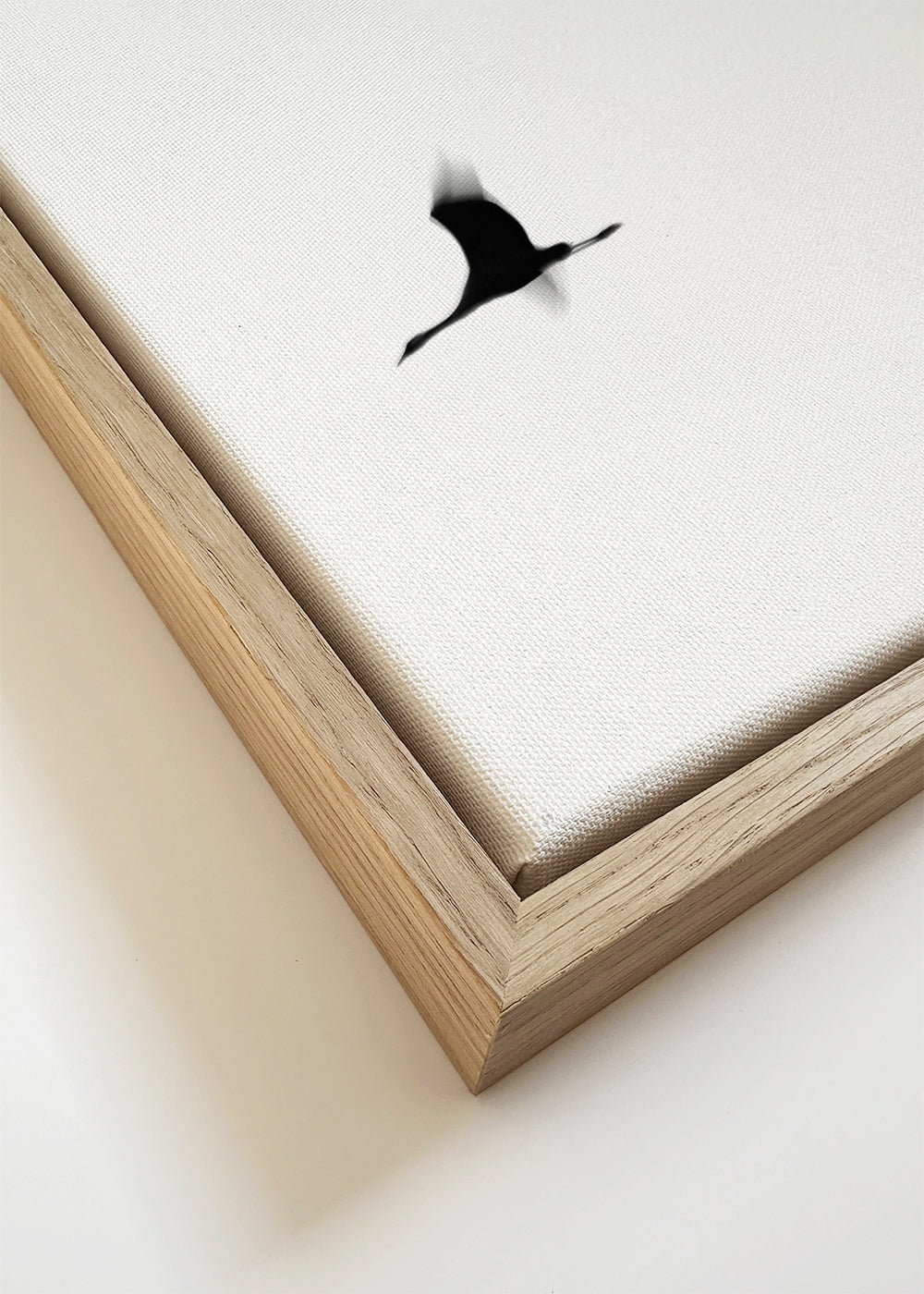Kunstwerk kraanvogels in vlucht