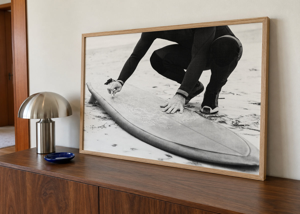 Time To Get Salty 3 - Framed poster in an interior