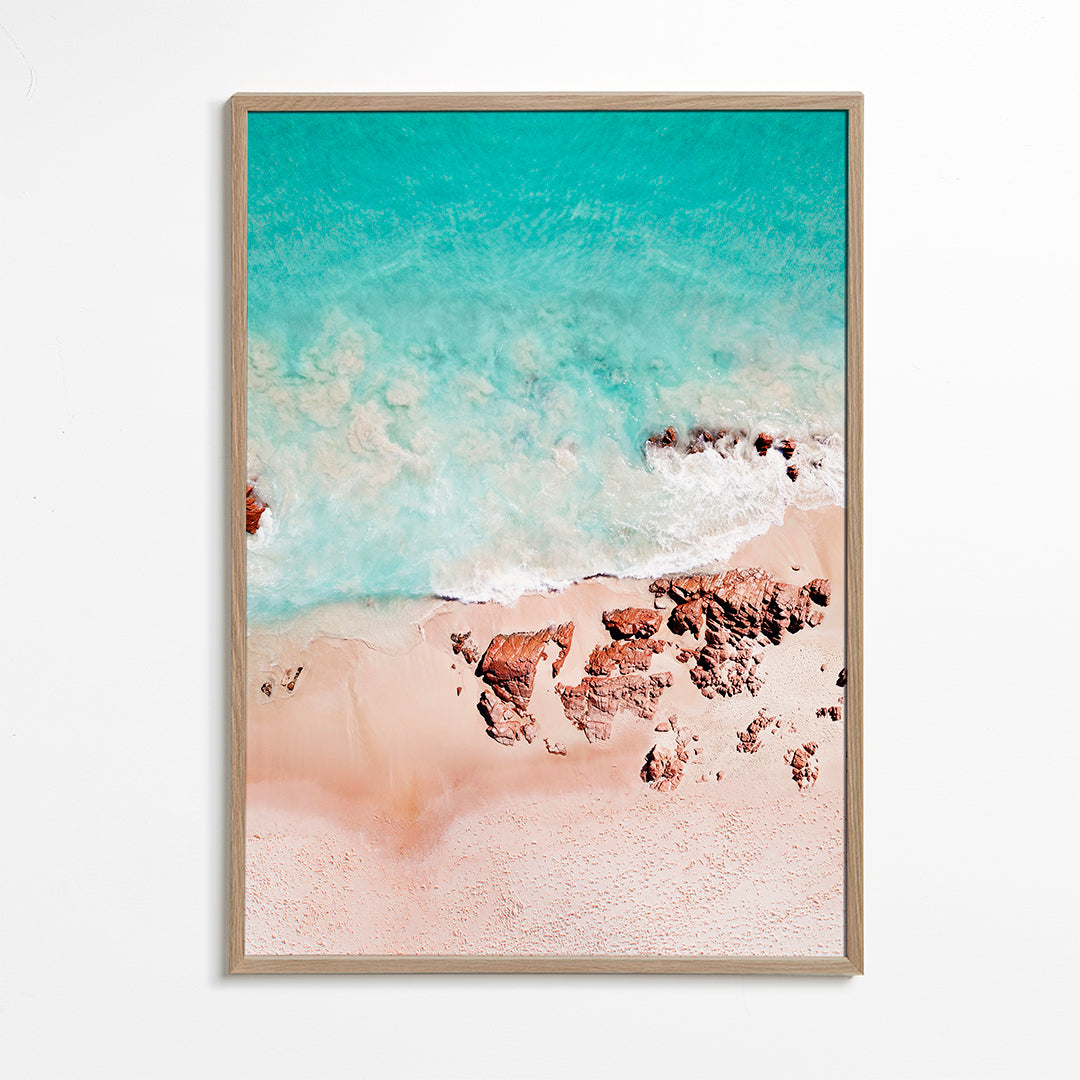 Luchtfoto van het strand