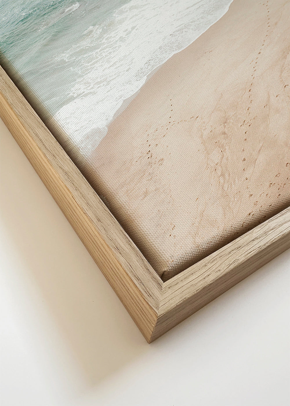 Landschap kunst: klif en strand