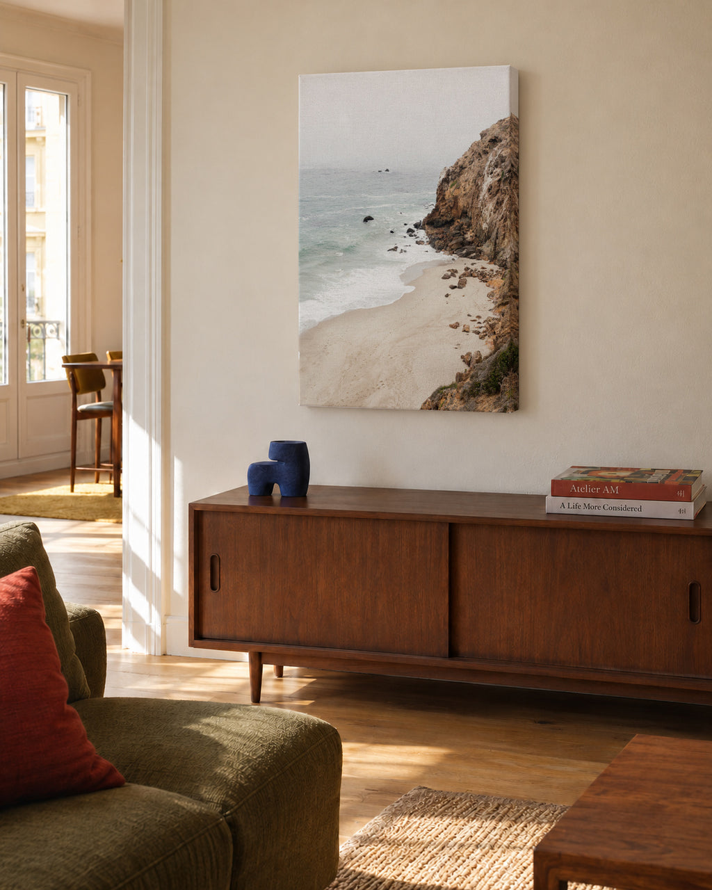 Malibu Dream - Unframed canvas in an interior