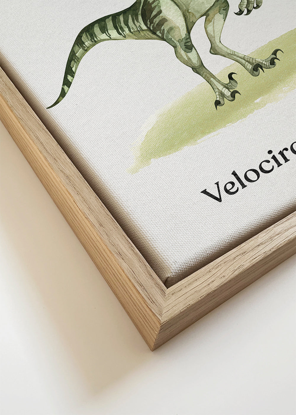 Velociraptor illustratie voor kinderen