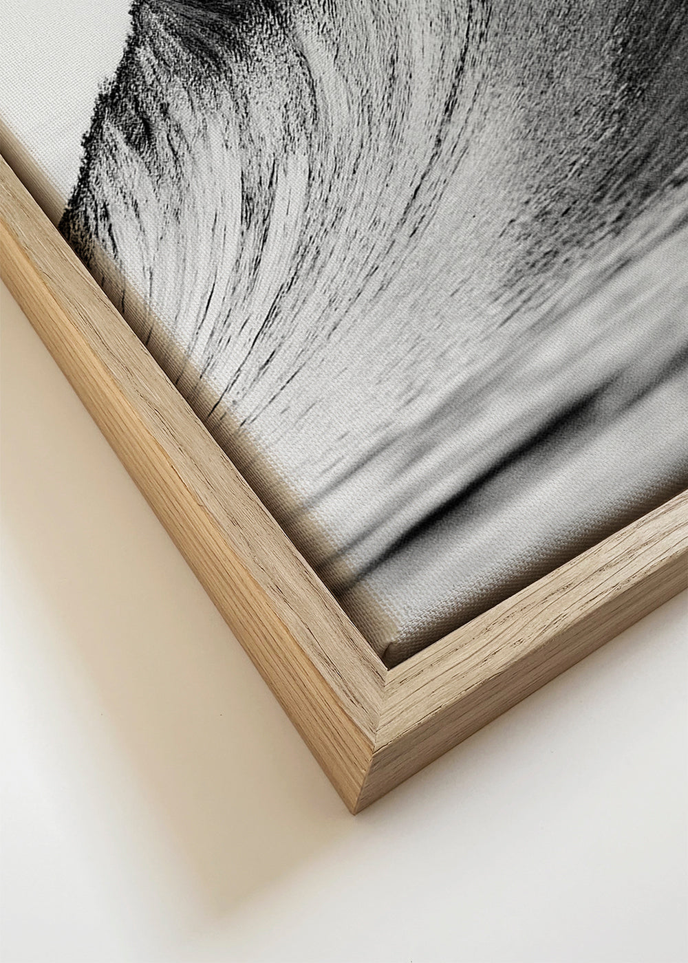 Landschap kunst: golf in zwart-wit