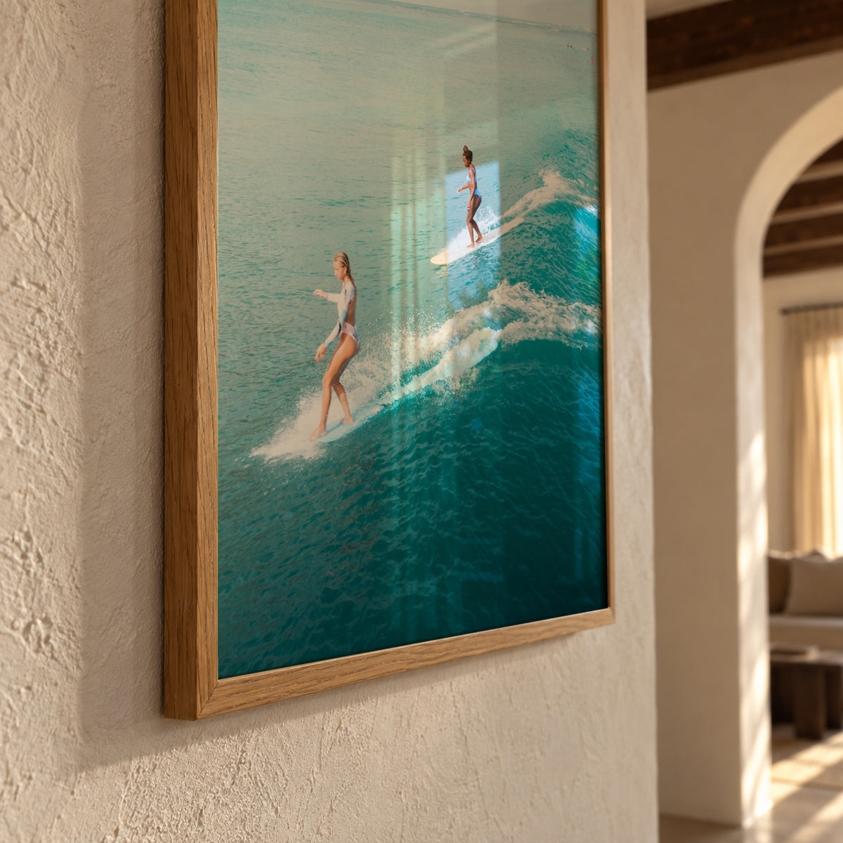 Surf Dance - Framed poster detail