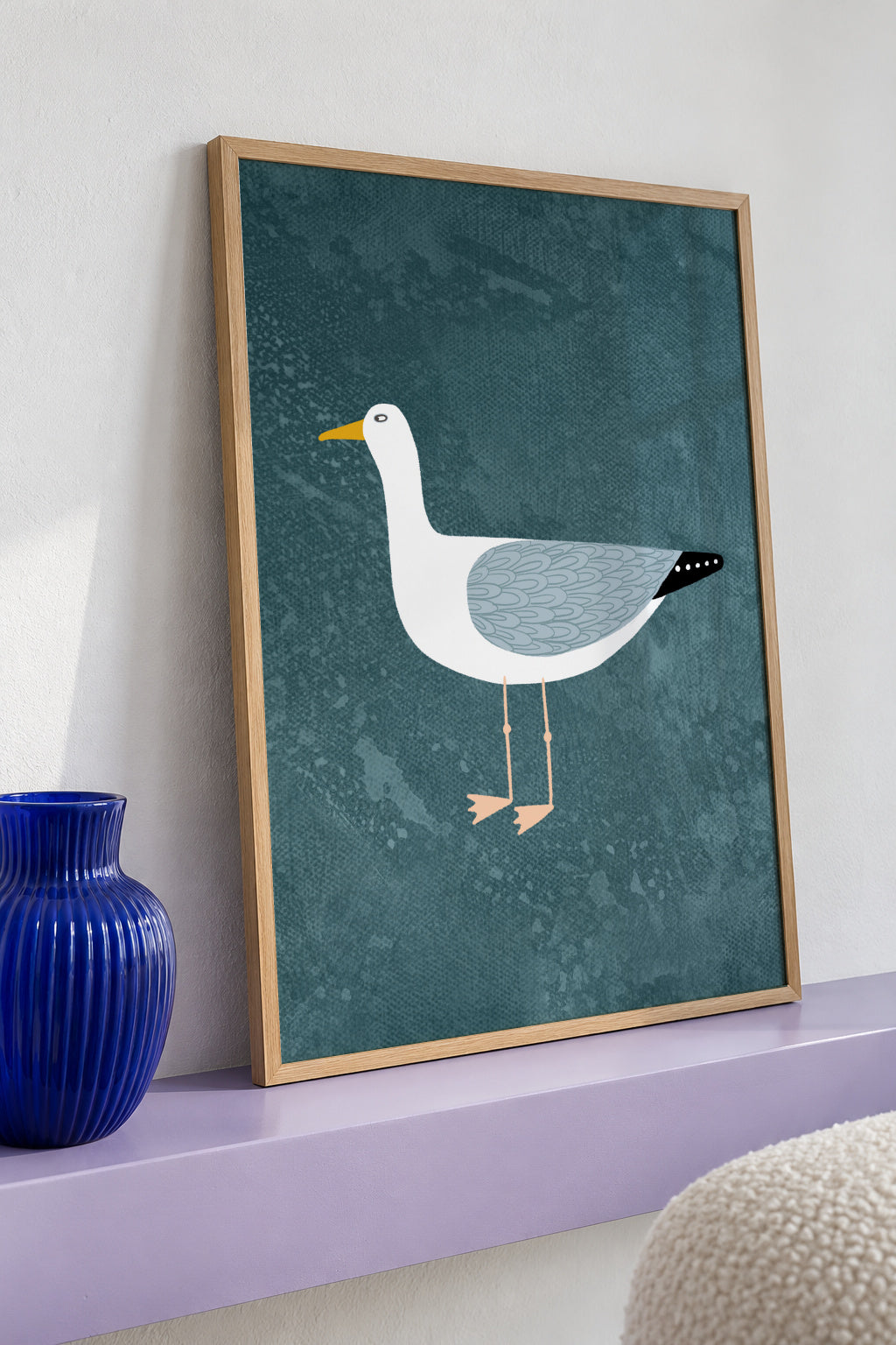 Seagull - Framed poster detail